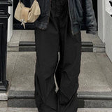 Afslappede damebukser med snøre, 2000'er-stil